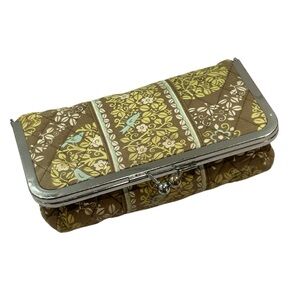 Vera Bradley Sitting in a Tree Kiss Lock Cosmetic Bag